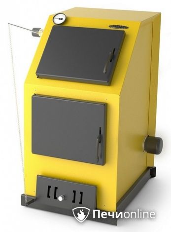 Твердотопливный котел TMF Оптимус Электро 25кВт АРТ ТЭН 6кВт желтый в Лесному